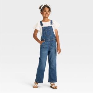 Cat & Jack Blue Denim Overalls for Kids